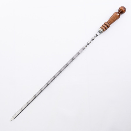 Stainless skewer 620*12*3 mm with wooden handle в Нарьян-Маре