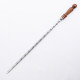 Stainless skewer 670*12*3 mm with wooden handle в Нарьян-Маре