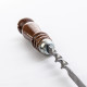 Stainless skewer 620*12*3 mm with wooden handle в Нарьян-Маре