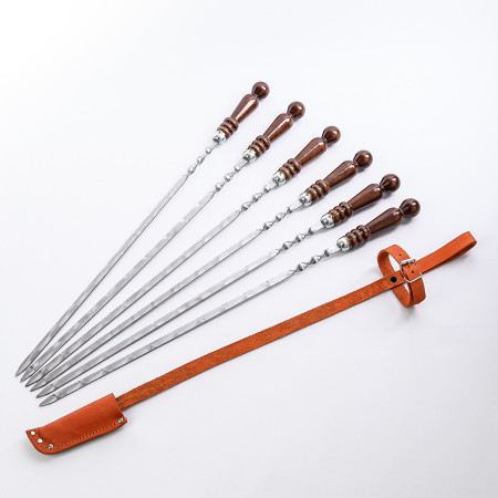 A set of skewers 670*12*3 mm in a leather quiver в Нарьян-Маре
