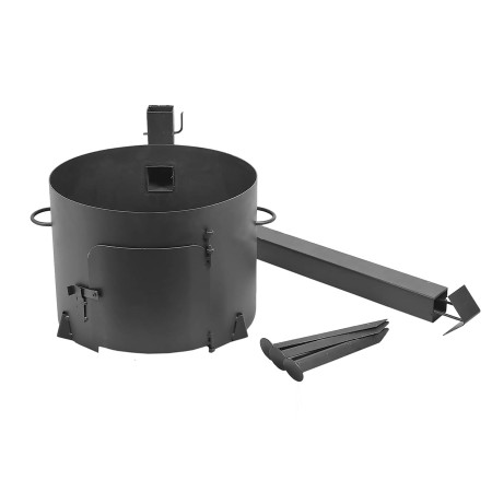Stove with a diameter of 360 mm with a pipe for a cauldron of 12 liters в Нарьян-Маре