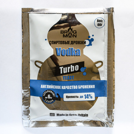Turbo yeast alcohol BragMan "Vodka TURBO" (66 gr) в Нарьян-Маре