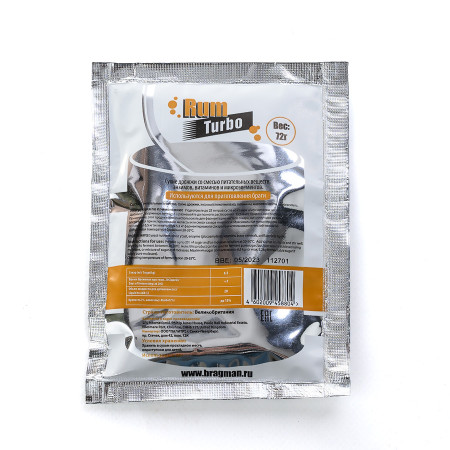 Turbo yeast alcohol BragMan "RUM TURBO" (72 gr) в Нарьян-Маре