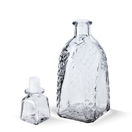 Бутылка (штоф) "Арка" стеклянная 0,5 литра с пробкой  в Нарьян-Маре