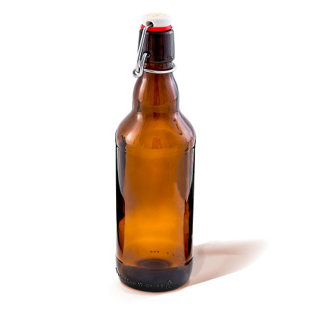 Бутылка темная стеклянная с бугельной пробкой 0,5 литра в Нарьян-Маре